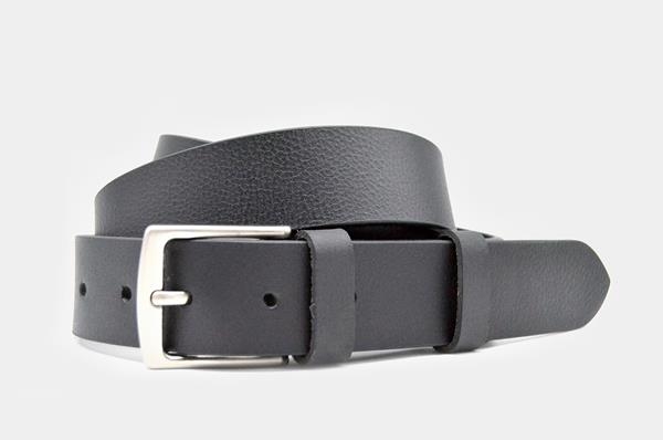 Cinturón de cuero negro  | C-S-N-001